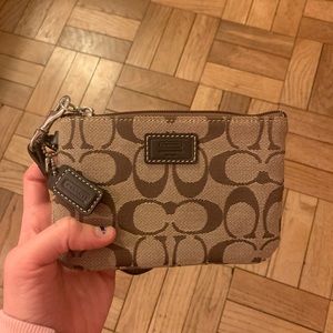 Coach wristlet